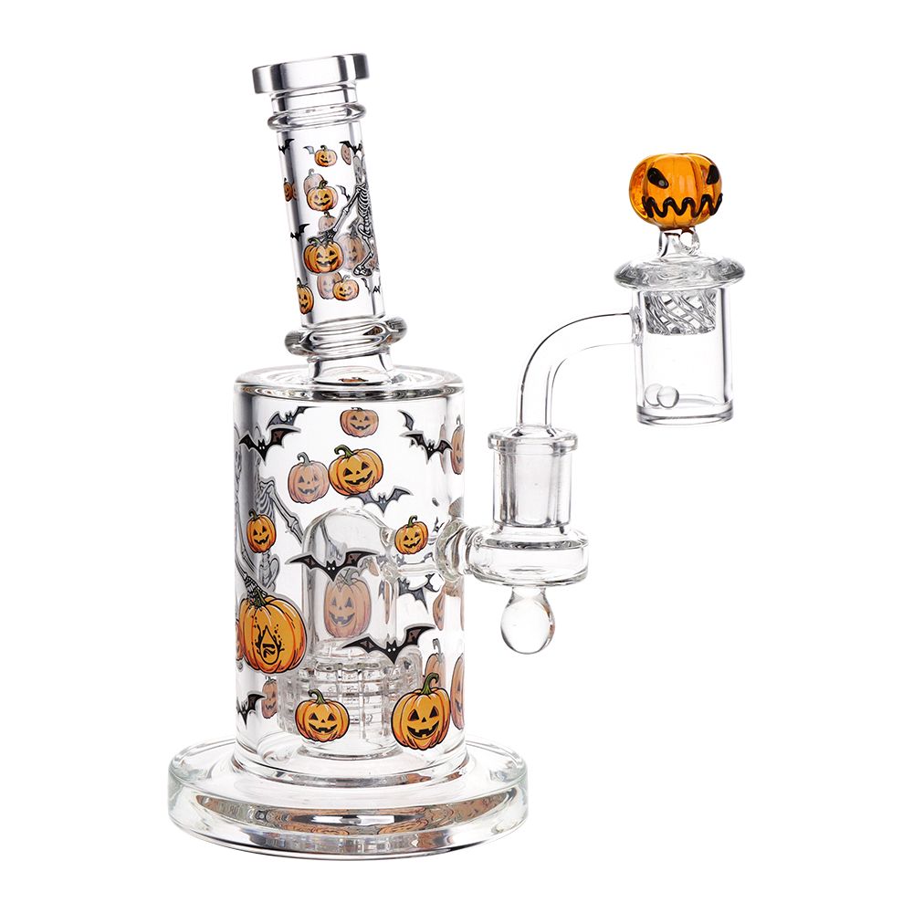 Pulsar Halloween Ball Glass Dab Rig Set
