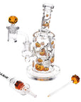 Pulsar Halloween Ball Glass Dab Rig Set