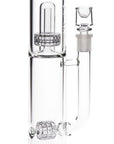 Pulsar Kink Neck Double Chamber Chugger Glass Water Pipe 17.25"