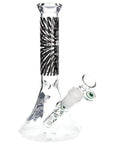 Pulsar Scary Kitty Beaker Glass Water Pipe