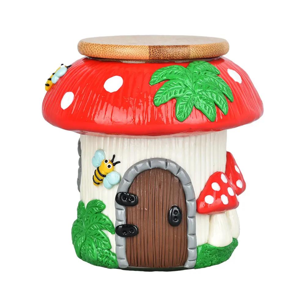 Pulsar Shroom Cottage Stash Jar