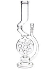 Pulsar Swiss Perc Kink Neck Glass Water Pipe 18"