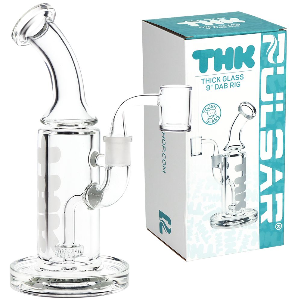 Pulsar "THK" 9mm Glass Dab Rig 9"