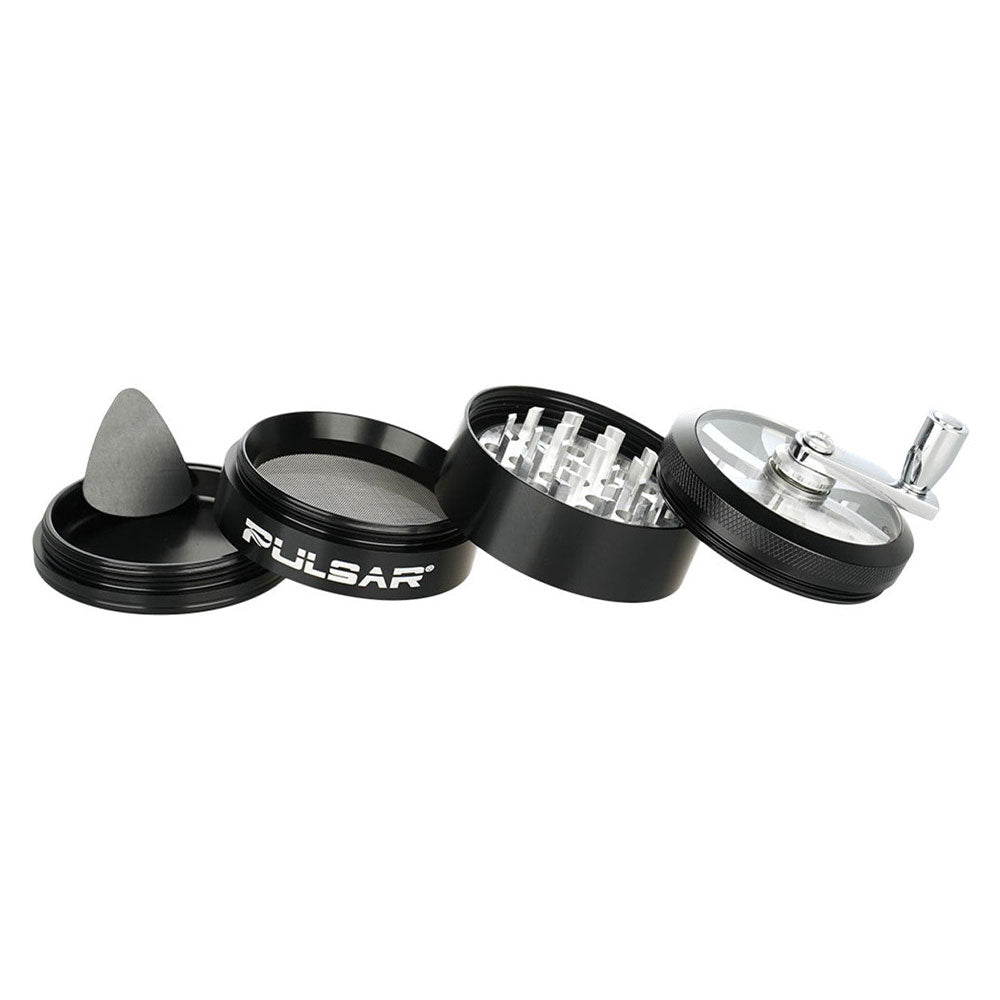 Aluminum Crank Grinder 4pc - inhalco