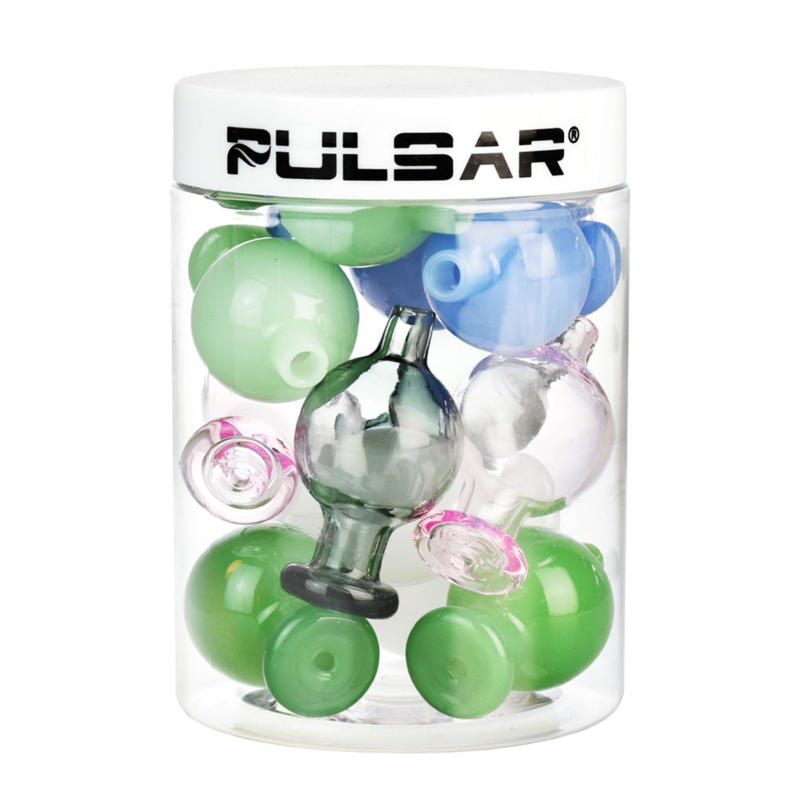  Pulsar Bubble Carb Cap Set 12 pieces- INHALCO