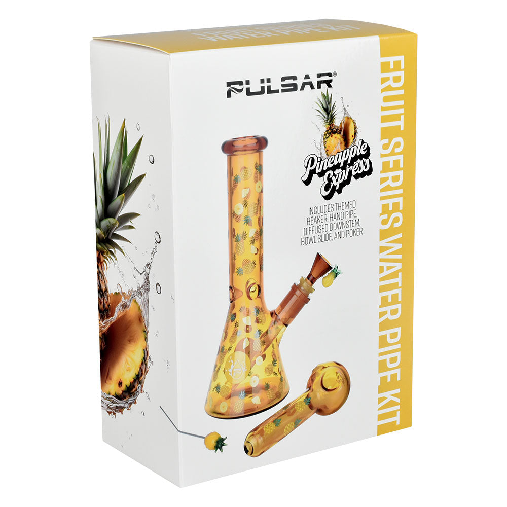 Pulsar Fruit Series Pineapple Express Glow Bong - INHALCO