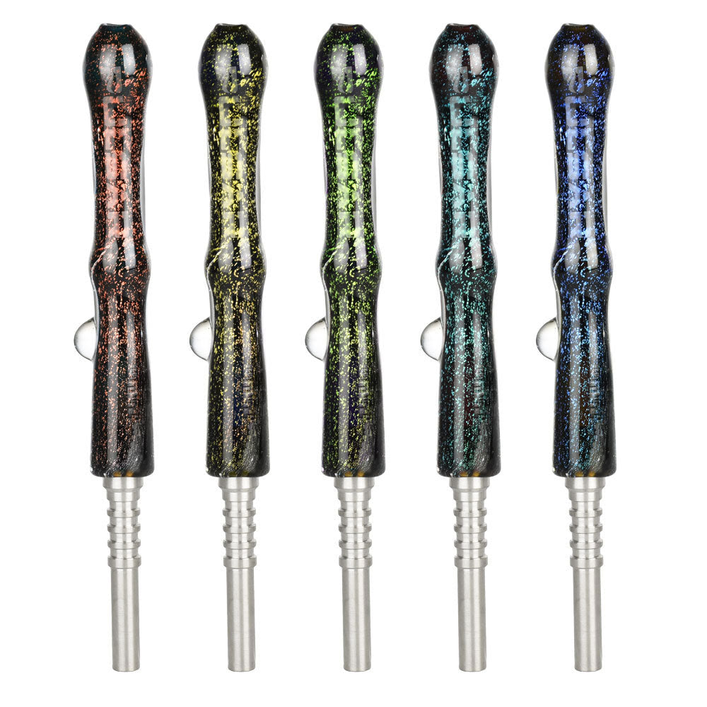 Pulsar Galaxy Glass Dab Straw - INHALCO