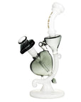 Pulsar Heart Recycler Water Pipe 8.5" - INHALCO