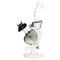 Pulsar Heart Recycler Water Pipe 8.5" - INHALCO
