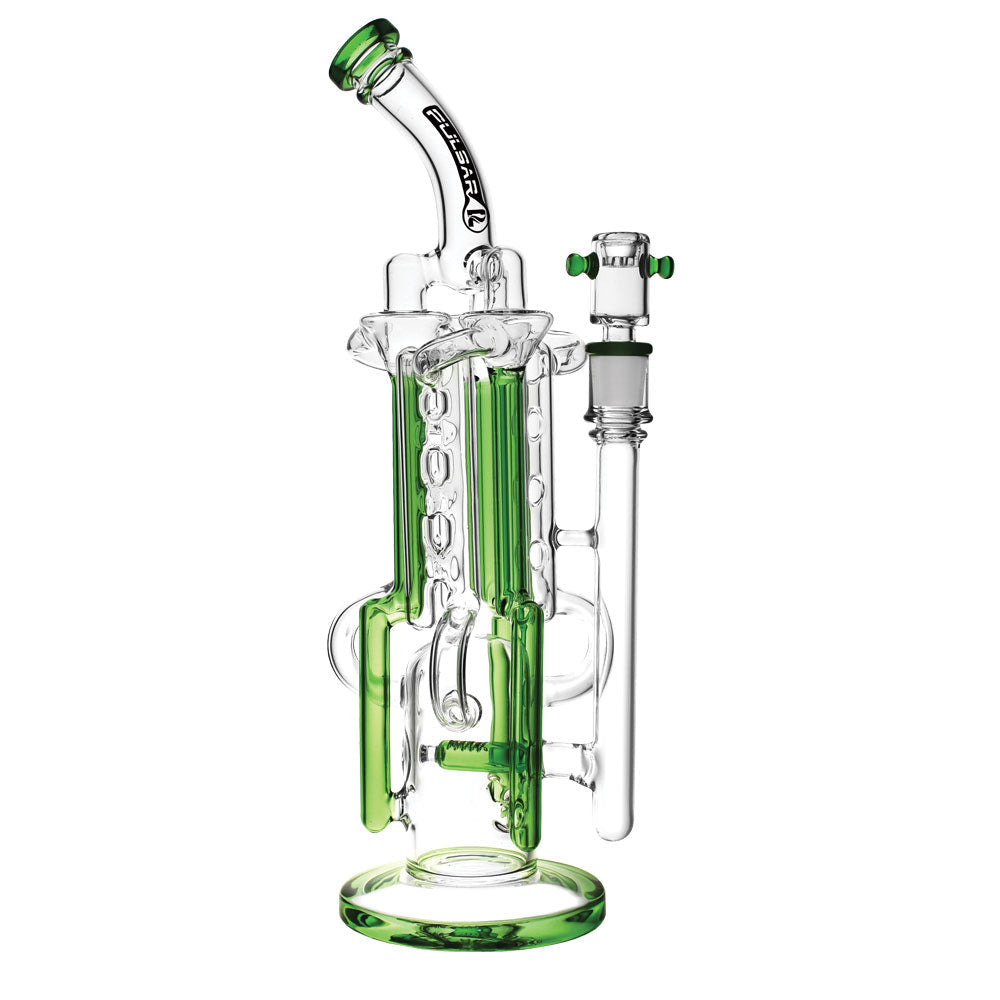 Pulsar Space Station Recycler Inline Perc Bong - INHALCO