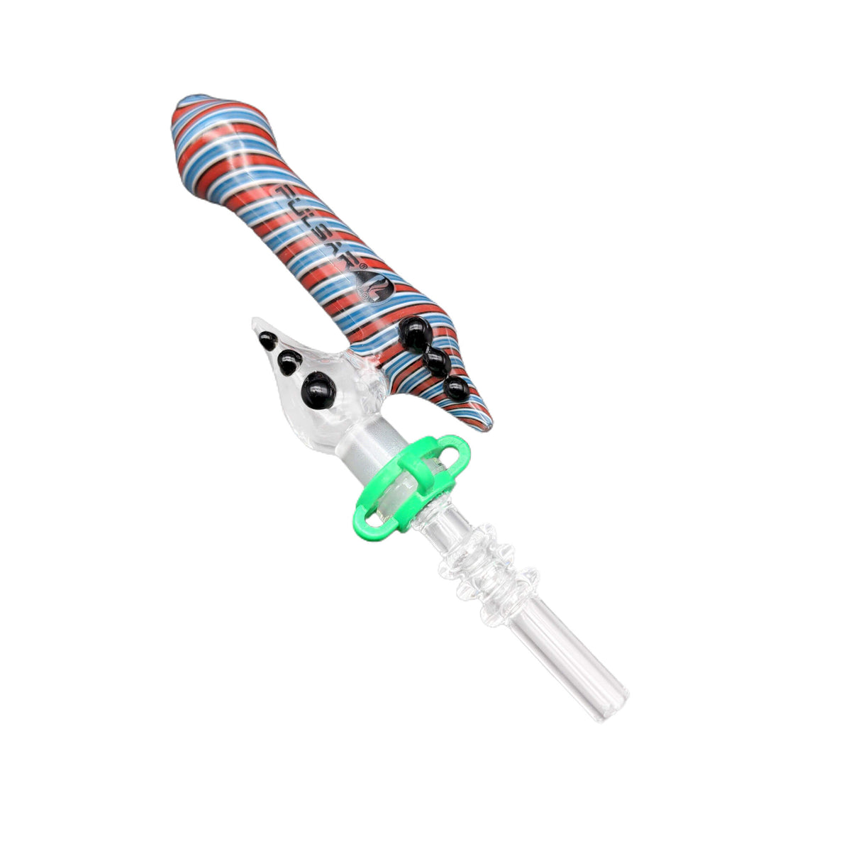 Pulsar Swirl Dual Chamber Dab Straw – INHALCO