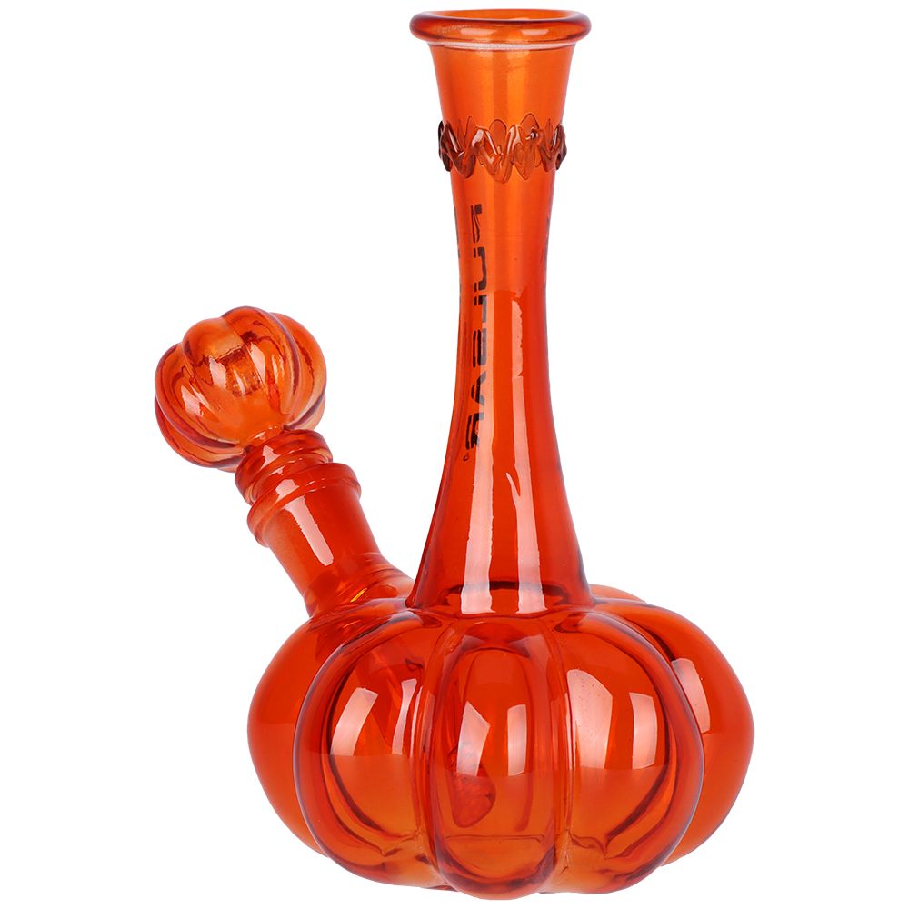 Pumpkin Glass Water Bong 7.25"