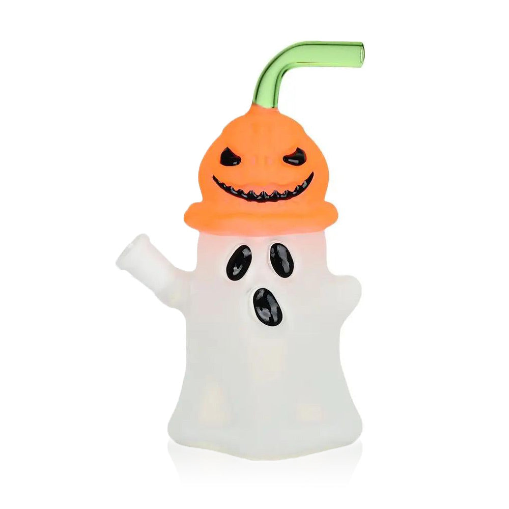 Pumpkin Head Ghost Glow In The Dark Bong