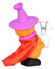 Pumpkin Witch Silicone Bong 6.5"