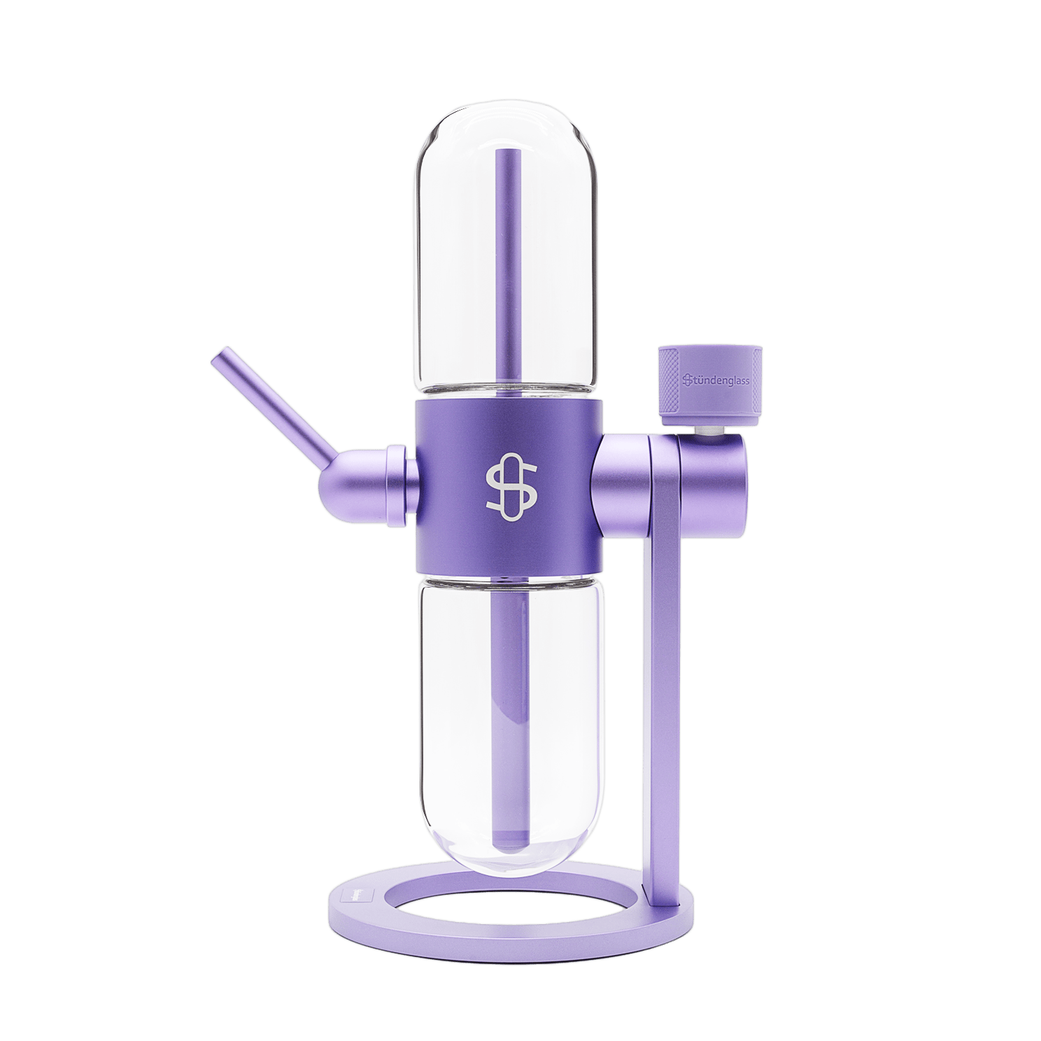 Stündenglass 360° Gravity Hookah Violet Purple