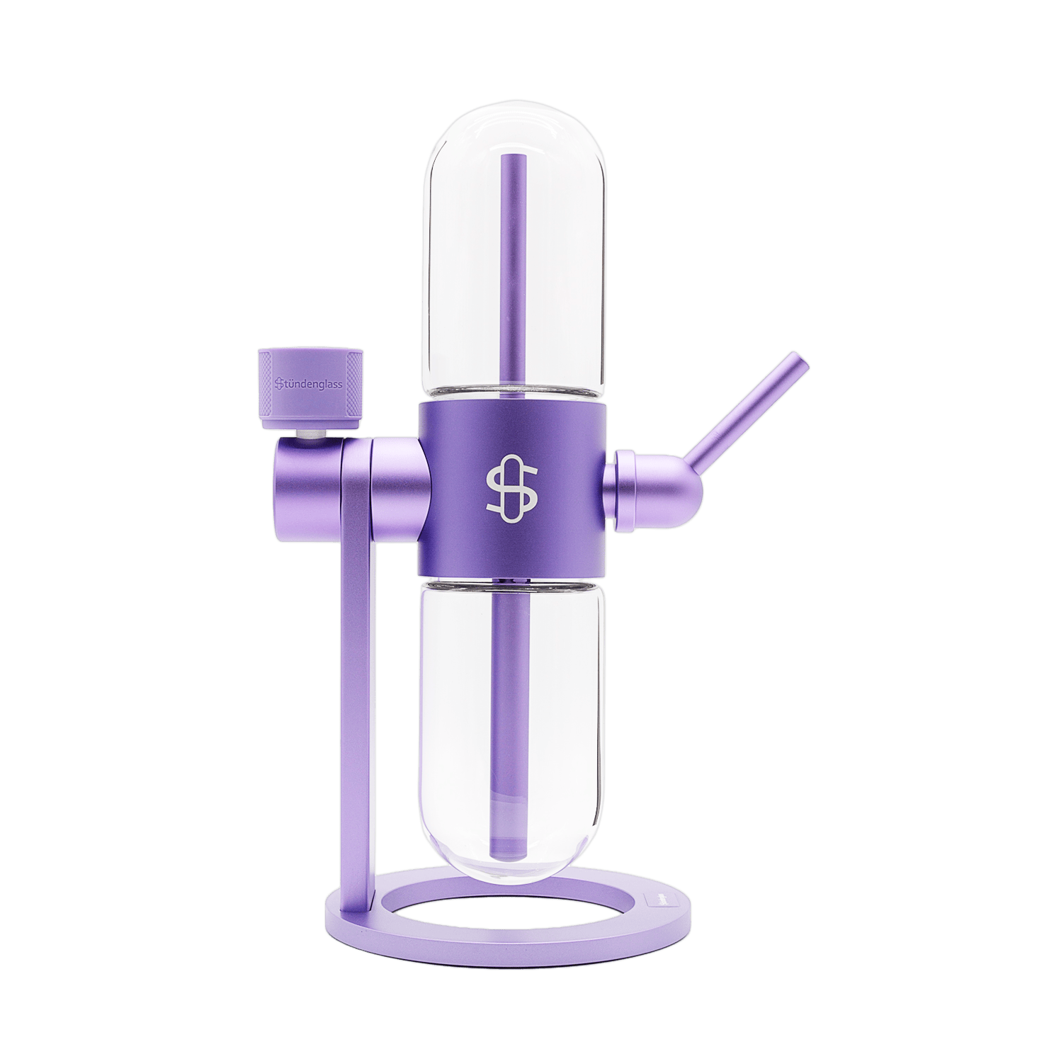 Stündenglass 360° Gravity Hookah Violet Purple