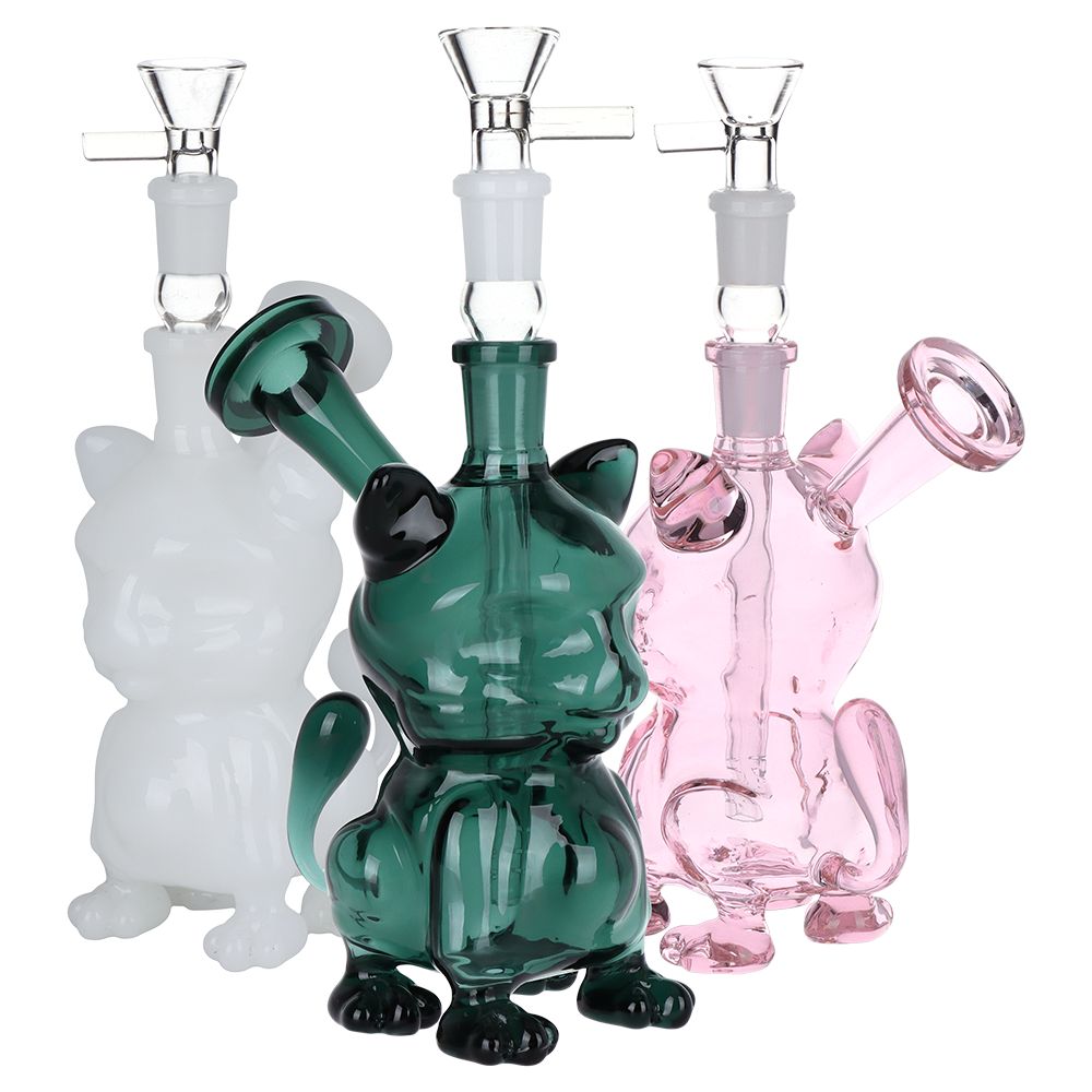 Purr-haps It's A Cat Bongs - inhalco