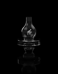 Quartz Dual Spinner Carb Cap On black background