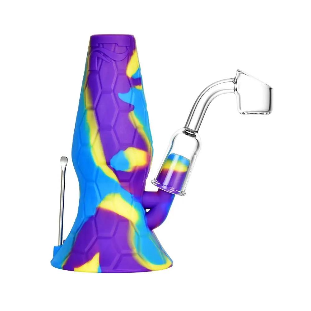 RIP Series Lava Flow Dual Mini Dabber Rig – INHALCO
