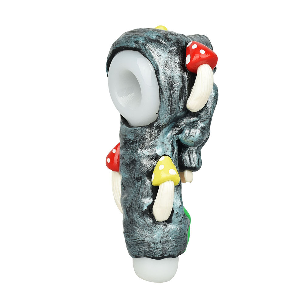 Rainbow Puking Skull Spoon Pipe - inhalco