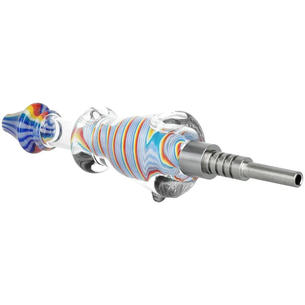 Rainbow Twist Glycerin Nectar Collector