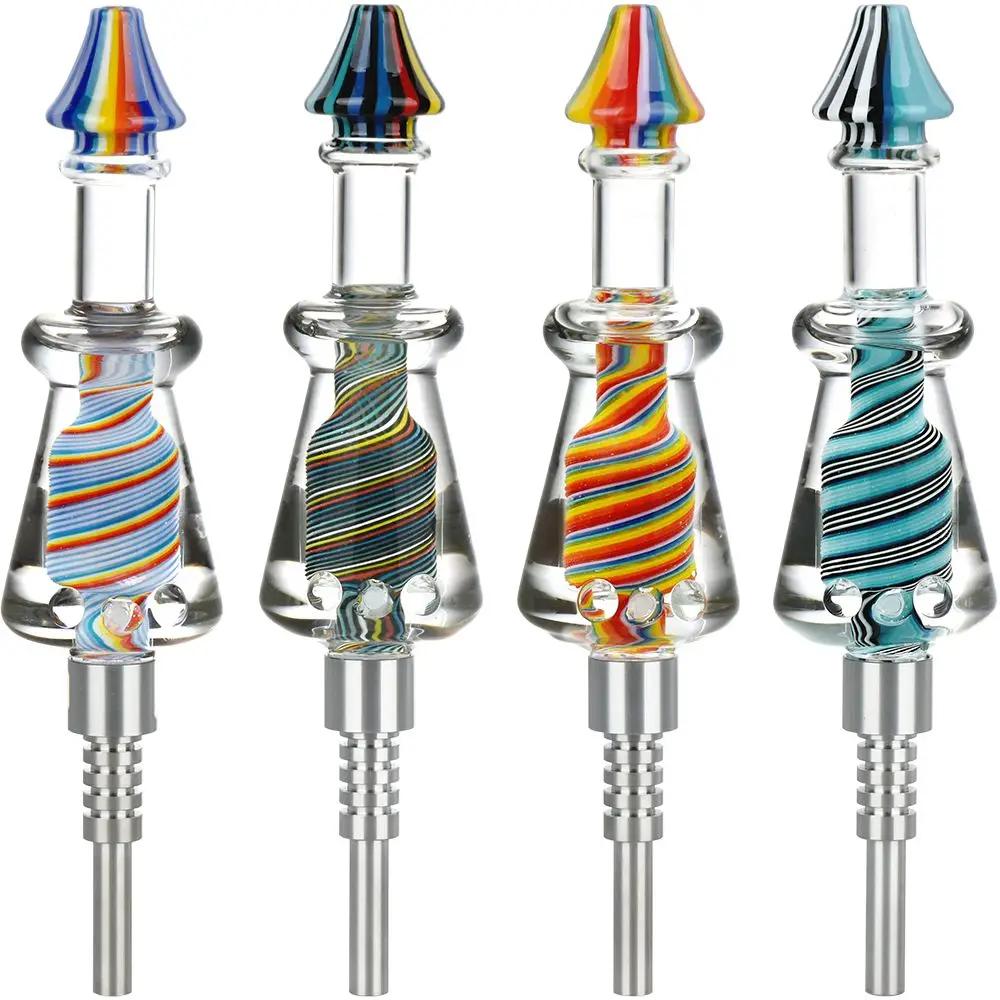 Rainbow Twist Glycerin Nectar Collector