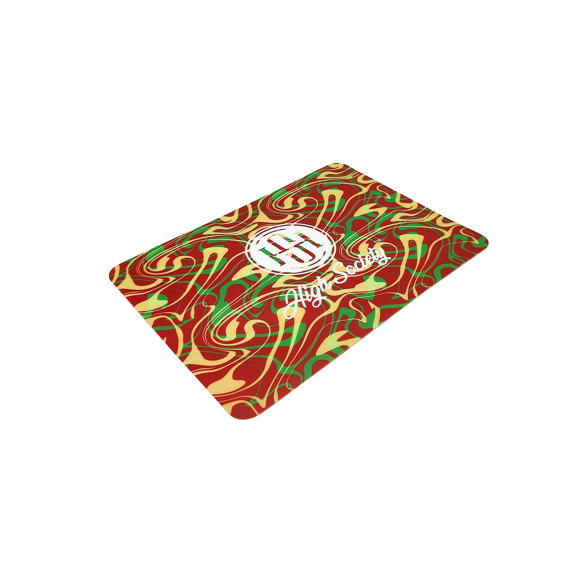 Rasta High Society Rectangle Dabber Mat - INHALCO