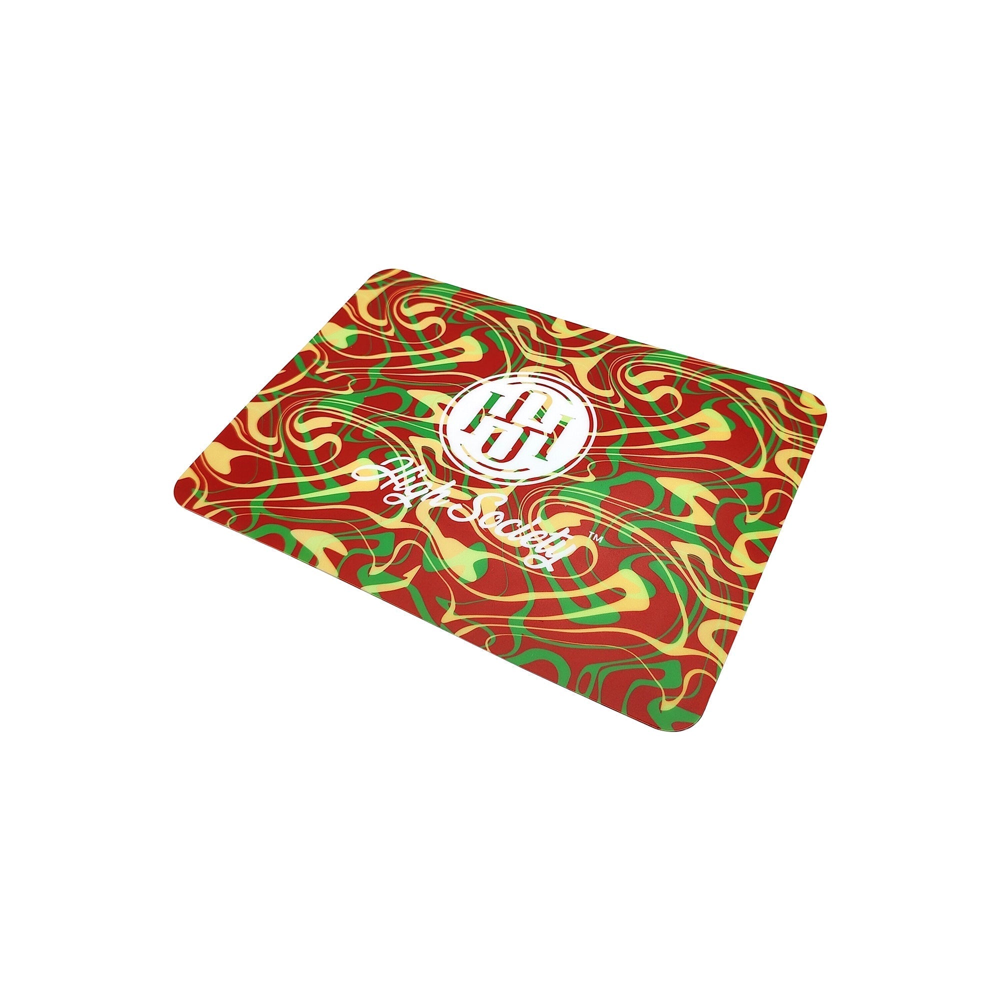 Rasta High Society Rectangle Dabber Mat - INHALCO