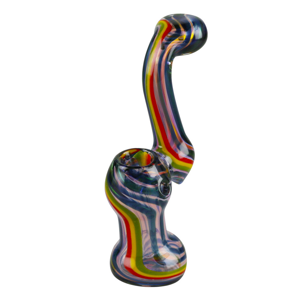 Rasta Twist Fumed Bubbler - inhalco