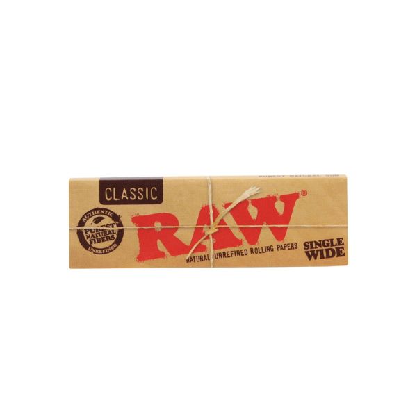 Raw Classic Single Wide Rolling Paper – INHALCO