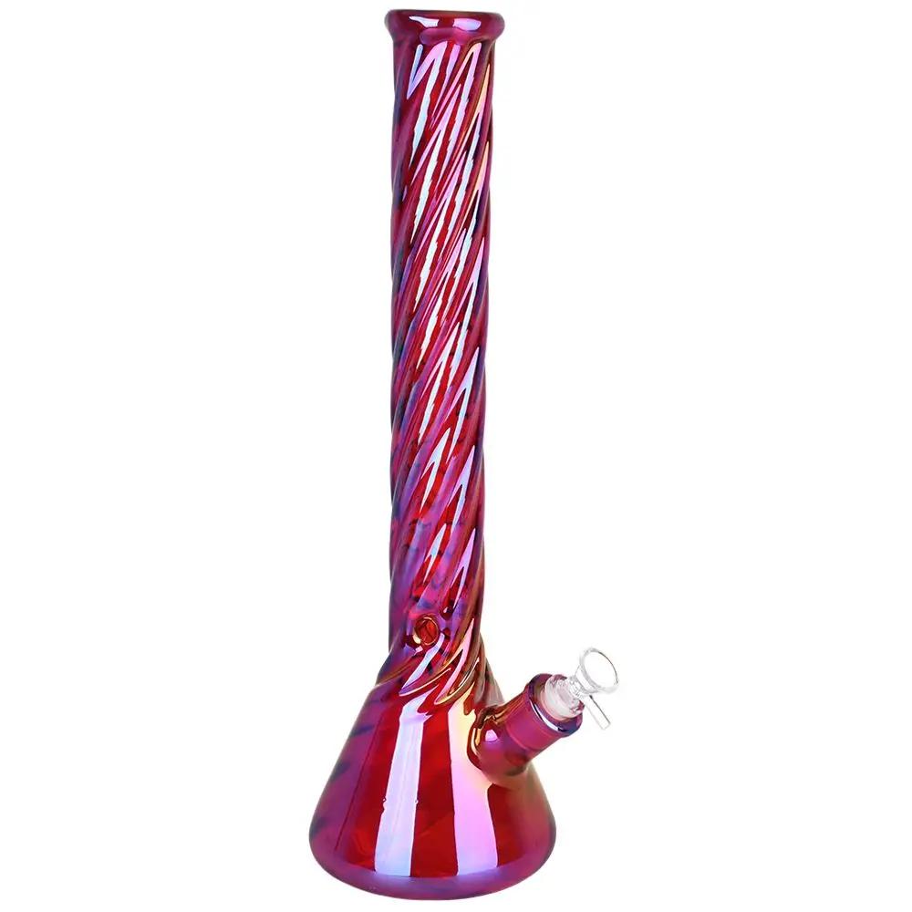 Red Spiral Bong - inhalco