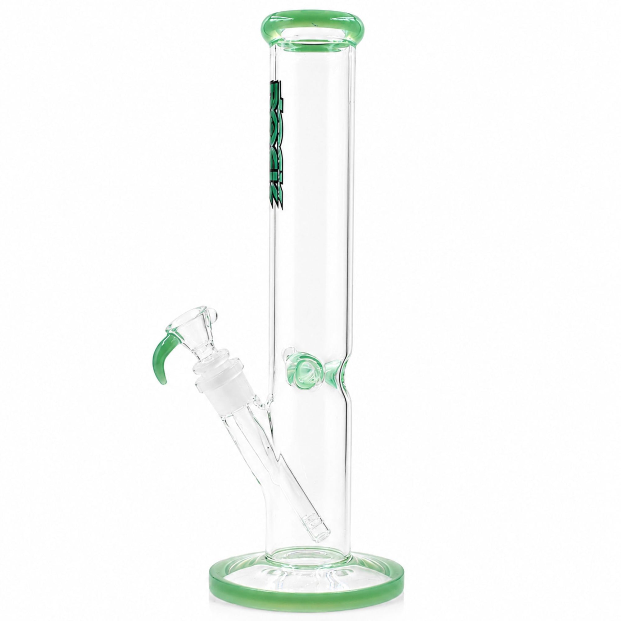 Rock Glass CrystalAxis Straight Tube Bong