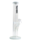Rock Glass CrystalAxis Straight Tube Bong