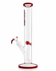 Rock Glass CrystalAxis Straight Tube Bong