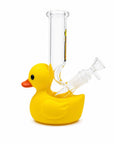 Rock Glass SunnyQuack Yellow Duck Shaped Glass Bong