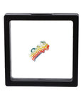 Rainbow Opal Glass Mouthpiece with Display Stand for Puffco Pivot