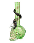 Sacred Skull Soft Glass Bong - INHALCO