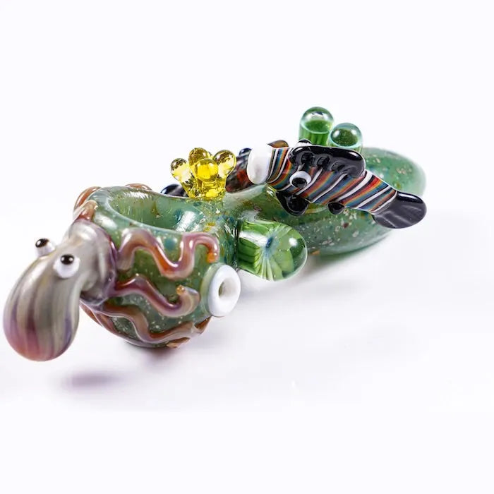 Sea-life Octopus Premium Hand Pipe - inhalco