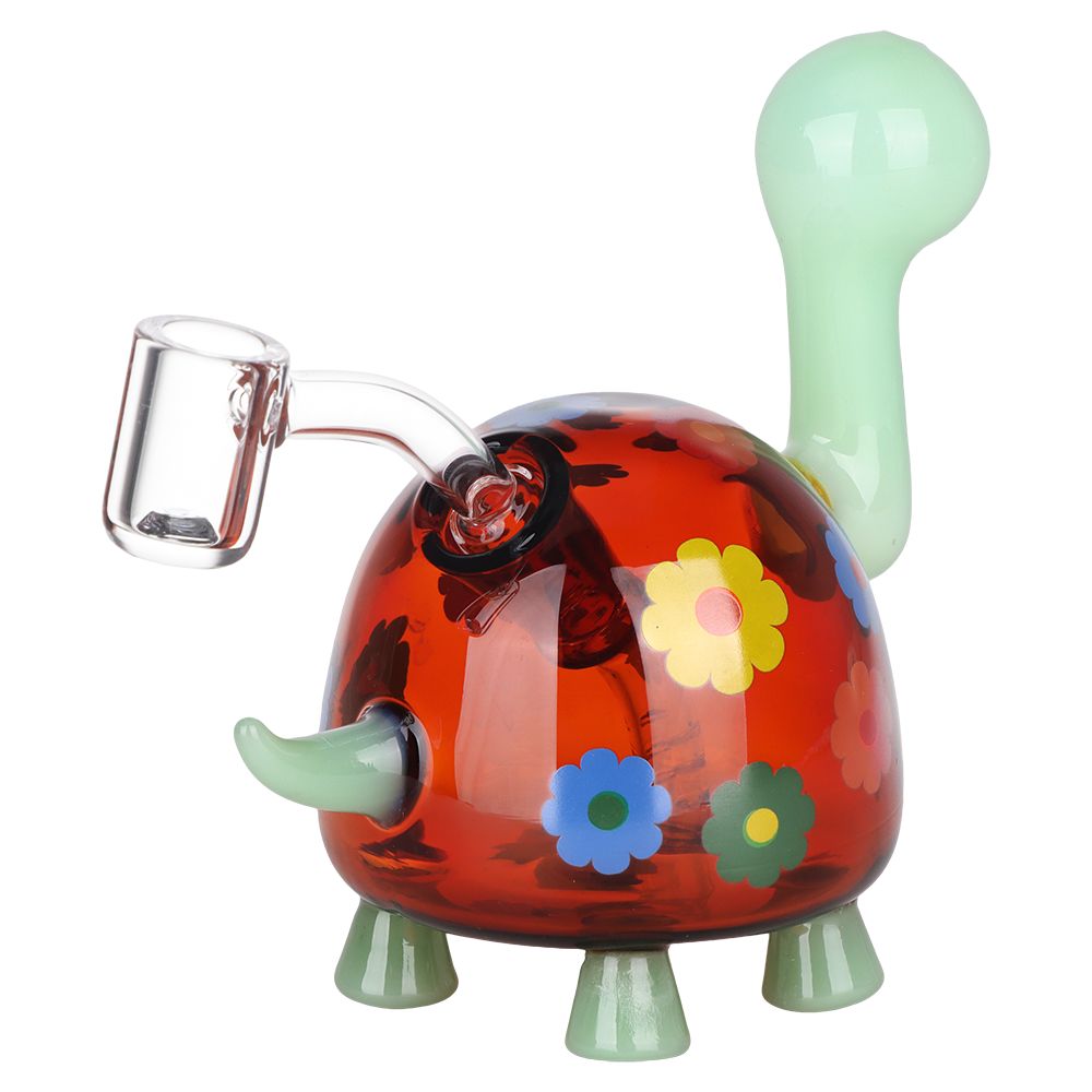 SeshGear Hippy Turtle Glass Dab Rig 5"
