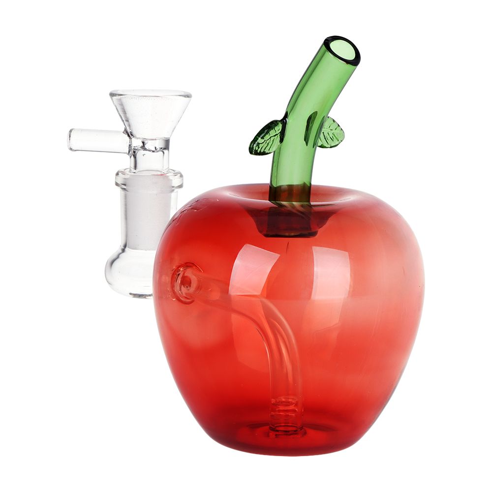 SeshGear Poison Apple Glass Water Bong 4.75"