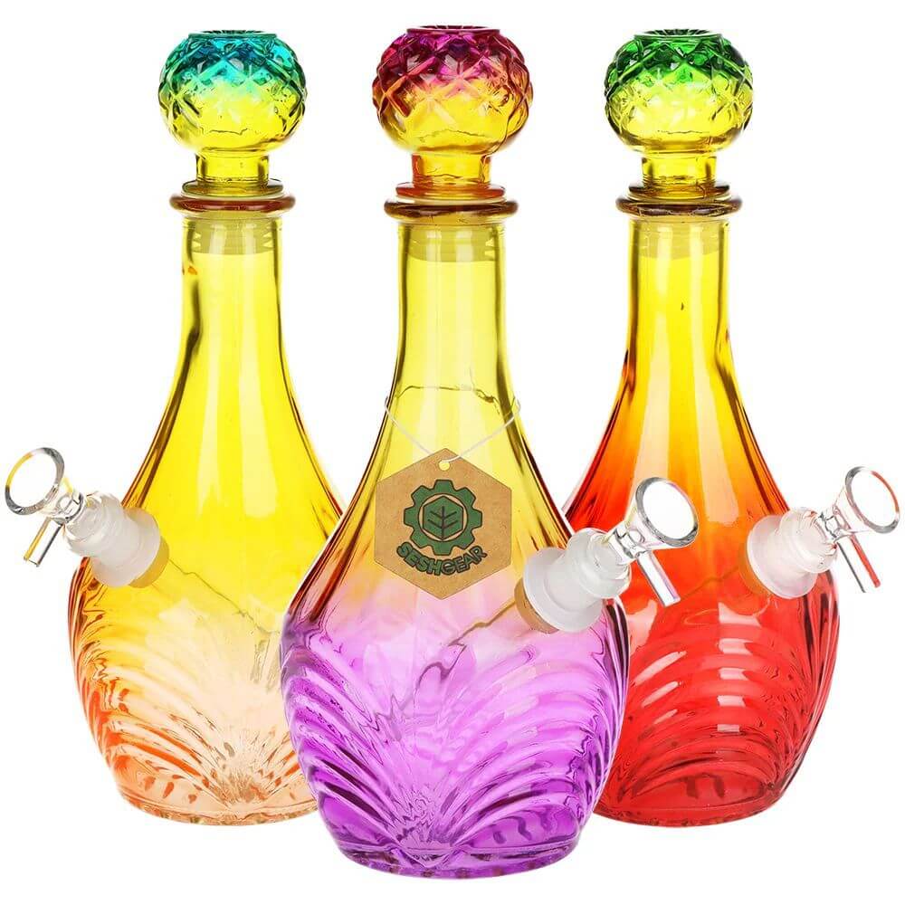 SeshGear Vintage Ombre Glass Water Pipe 11"