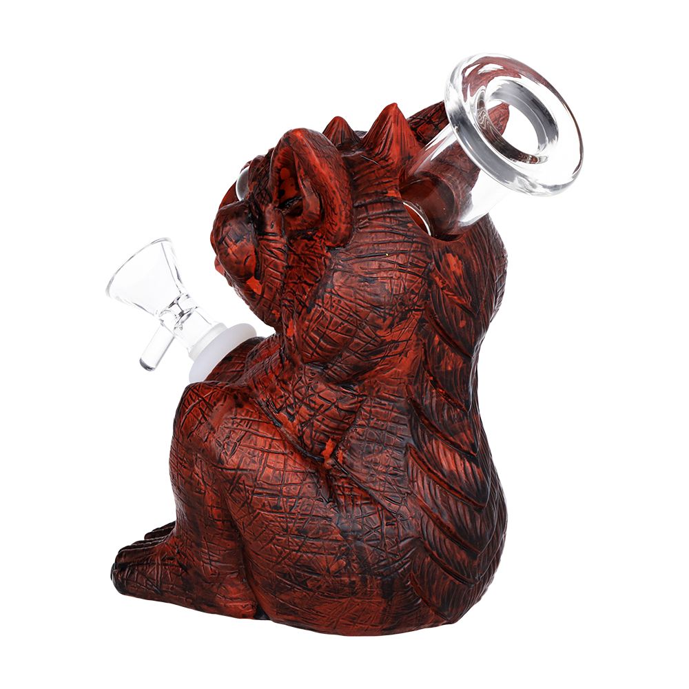 Seshgear Crazy Monster Vinyl Glass Water Bong 6.5"