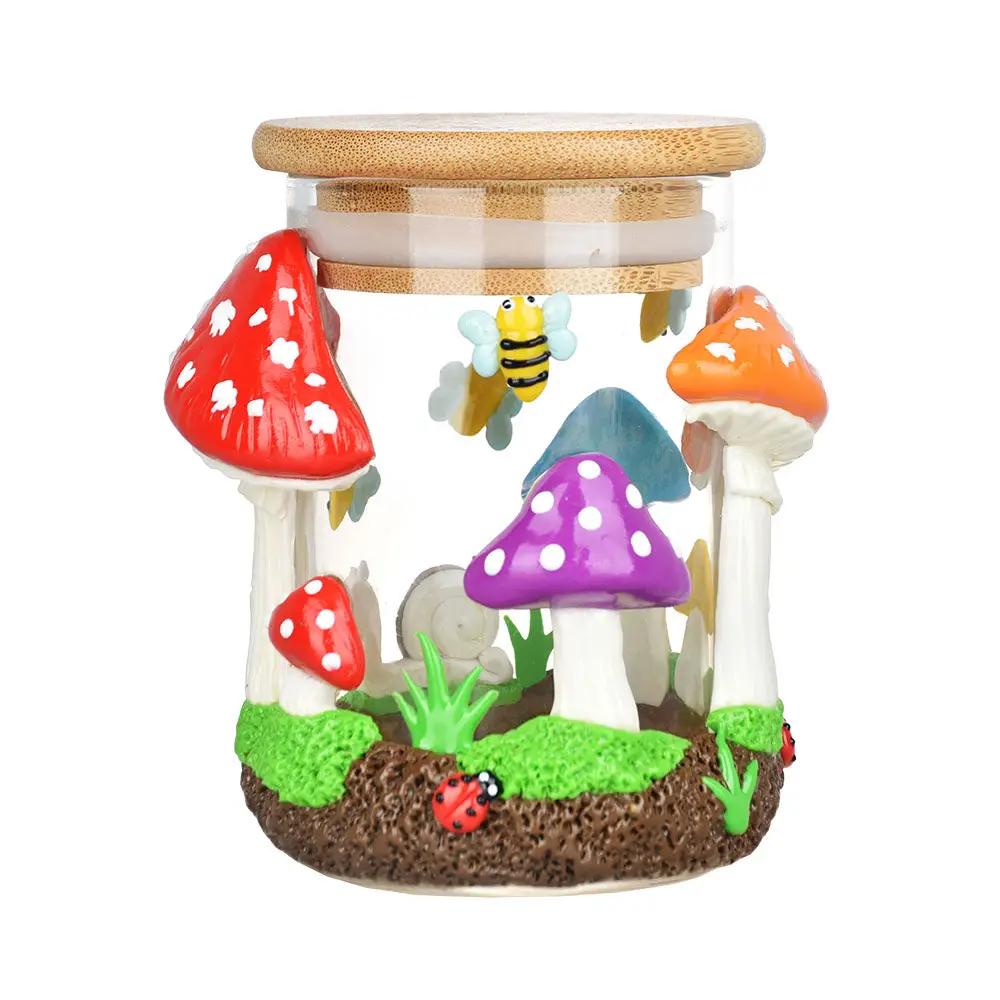 Shrooms In The Wild Weed Stash Jar Cute