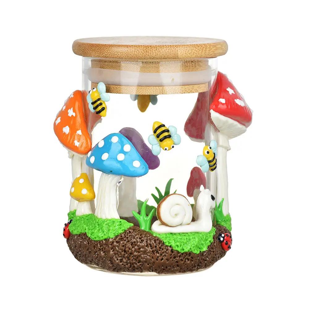 Shrooms In The Wild Weed Stash Jar Cute