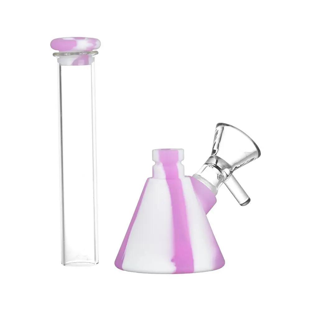 Silicone and Glass Beaker Bong