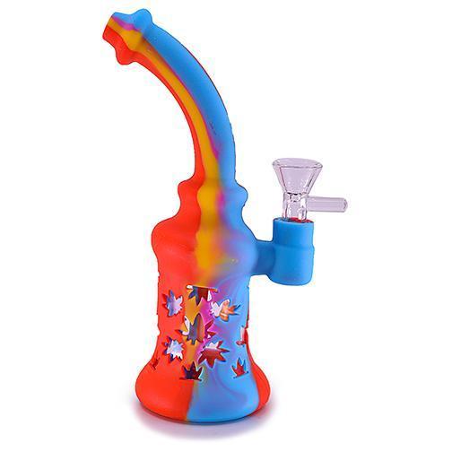 Silicone Leaf Lantern Water Pipe - INHALCO