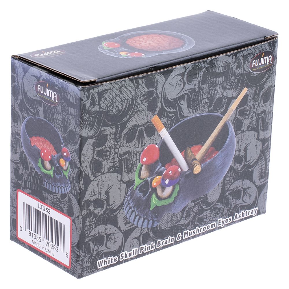 Skull Brain Ashtray - inhalco