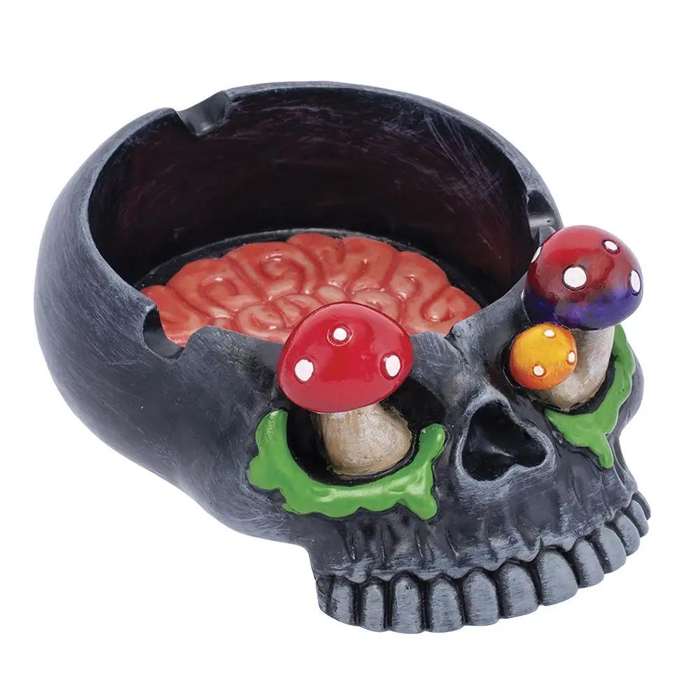 Skull Brain Ashtray - inhalco