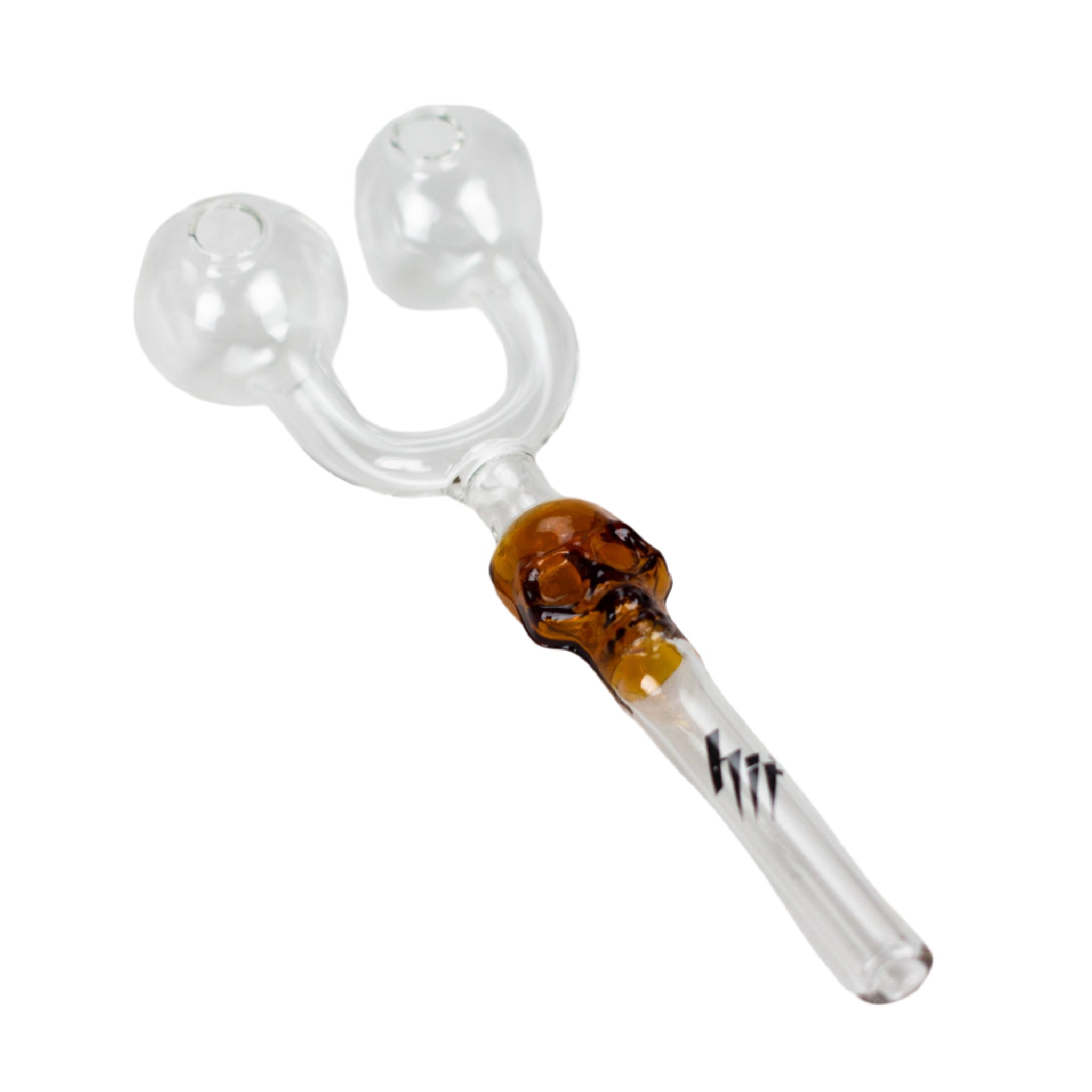 HIT Double Skull Oil Burner Pipe - inhalco