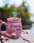 Small Pink Smoking Pipe Mug - inhalco